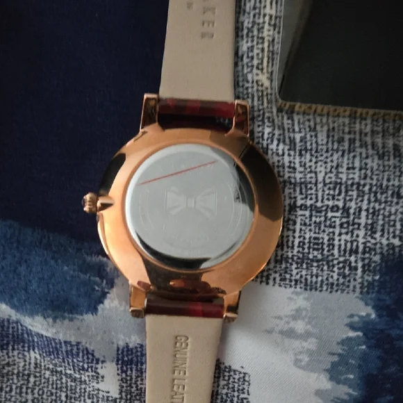 Ted Baker Rose Gold Watch with Pink Floral Strap - Picture 3 of 3